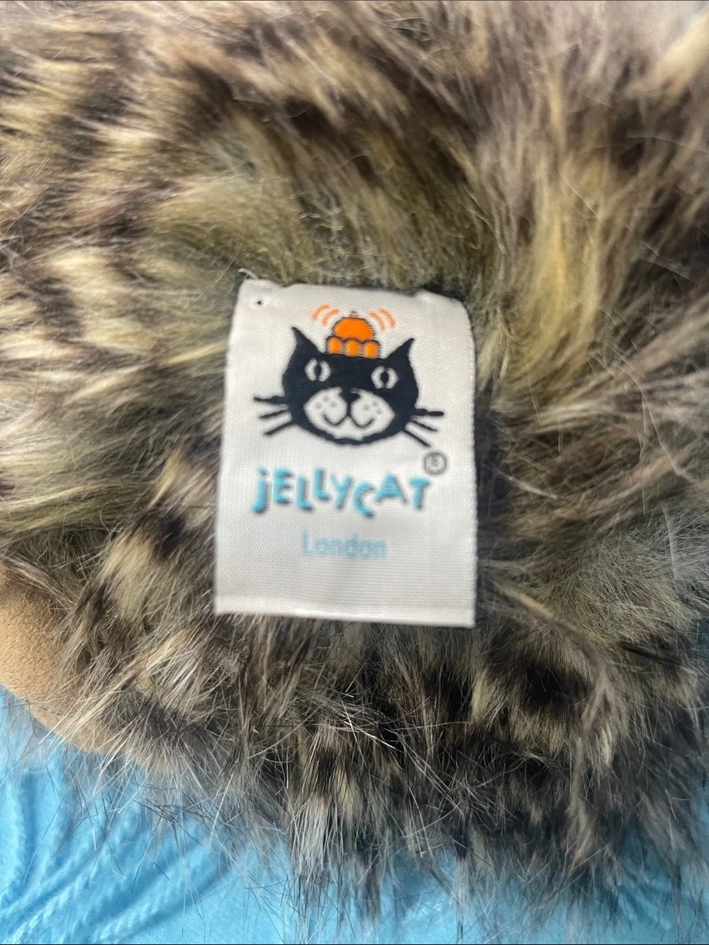 Jellycat Multitone Brown & Gray Faux-Fur Owl Pet Toy